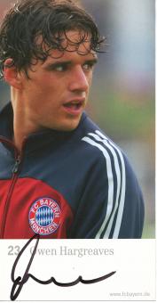 Owen Hargreaves  2002/2003  FC Bayern München Fußball Autogrammkarte original signiert 