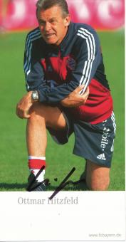 Ottmar Hitzfeld  2002/2003  FC Bayern München Fußball Autogrammkarte original signiert 