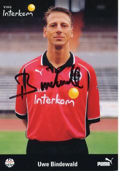 Uwe Bindewald  1998/1999  Eintracht Frankfurt Fußball Autogrammkarte original signiert 