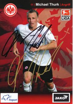 Michael Thurk  2007/2008  Eintracht Frankfurt Fußball Autogrammkarte original signiert 