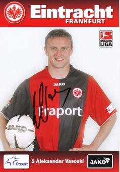 Aleksandar Vasoski  2008/2009  Eintracht Frankfurt Fußball Autogrammkarte original signiert 