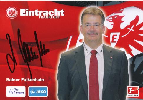 Rainer Falkenhain  2010/2011  Eintracht Frankfurt Fußball Autogrammkarte original signiert 