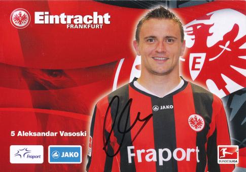 Aleksandar Vasoski  2010/2011  Eintracht Frankfurt Fußball Autogrammkarte original signiert 