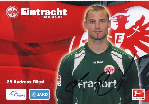 Andreas Rössl  2010/2011  Eintracht Frankfurt Fußball Autogrammkarte original signiert 