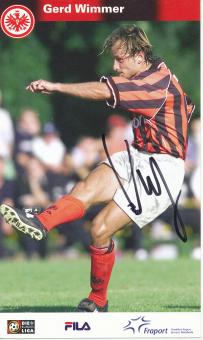 Gerd Wimmer   2001/2002  Eintracht Frankfurt Fußball Autogrammkarte original signiert 