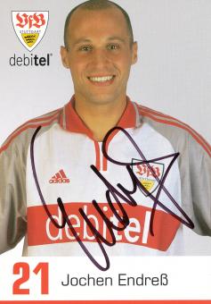 Jochen Endreß  2000/2001 VFB Stuttgart Fußball Autogrammkarte original signiert 