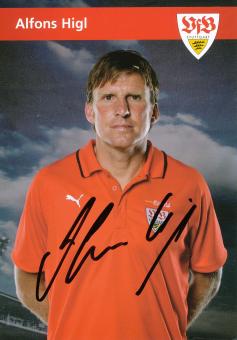 Alfons Higl  2006/2007 VFB Stuttgart Fußball Autogrammkarte original signiert 
