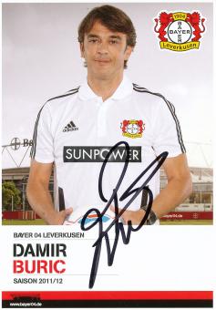 Damir Buric   2011/2012  Bayer 04 Leverkusen Fußball Autogrammkarte original signiert 