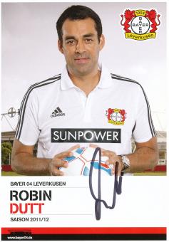 Robin Dutt   2011/2012  Bayer 04 Leverkusen Fußball Autogrammkarte original signiert 