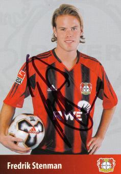 Fredrik Stenman   2005/2006  Bayer 04 Leverkusen Fußball Autogrammkarte original signiert 