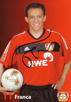 Franca  2003/2004  Bayer 04 Leverkusen Fußball Autogrammkarte original signiert 