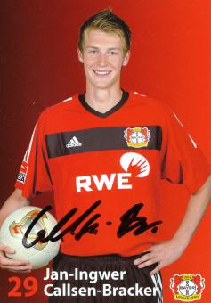 Jan Ingwer Callsen Bracker  2003/2004  Bayer 04 Leverkusen Fußball Autogrammkarte original signiert 