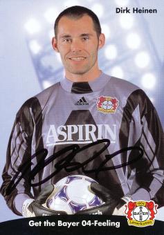 Dirk Heinen  1998/1999  Bayer 04 Leverkusen Fußball Autogrammkarte original signiert 