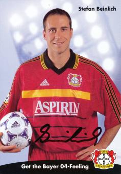 Stefan Beinlich  1998/1999  Bayer 04 Leverkusen Fußball Autogrammkarte original signiert 
