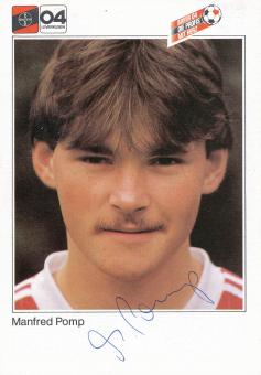 Manfred Pomp  1983/1984  Bayer 04 Leverkusen Fußball Autogrammkarte original signiert 