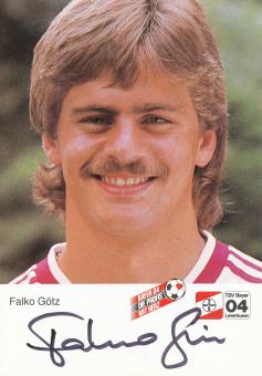 Falko Götz  24.9.1984  Bayer 04 Leverkusen Fußball Autogrammkarte original signiert 