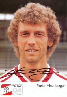 Florian Hinterberger  1.9.1987  Bayer 04 Leverkusen Fußball Autogrammkarte original signiert 