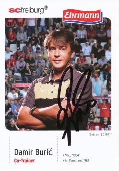 Damir Buric  2010/2011  SC Freiburg Fußball Autogrammkarte original signiert 