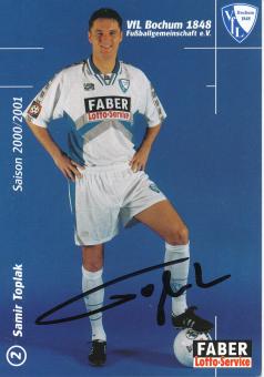 Samir Toplak  2000/2001 VFL Bochum  Fußball Autogrammkarte original signiert 