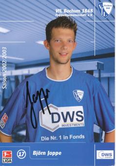 Björn Joppe   2002/2003  VFL Bochum  Fußball Autogrammkarte original signiert 