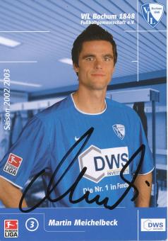 Martin Meichelbeck  2002/2003  VFL Bochum  Fußball Autogrammkarte original signiert 