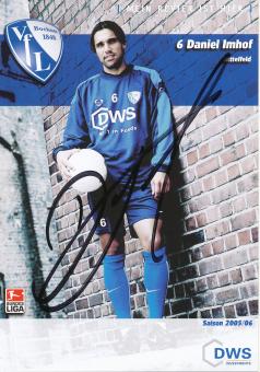 Daniel Imhof  2005/2006  VFL Bochum  Fußball Autogrammkarte original signiert 