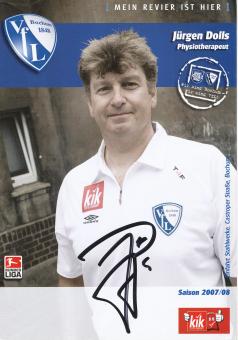 Jürgen Dolls  2007/2008  VFL Bochum  Fußball Autogrammkarte original signiert 