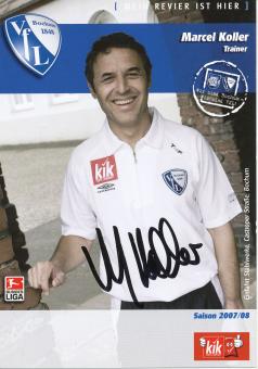 Marcel Koller  2007/2008  VFL Bochum  Fußball Autogrammkarte original signiert 