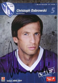 Christoph Dabrowski  2008/2009  VFL Bochum  Fußball Autogrammkarte original signiert 