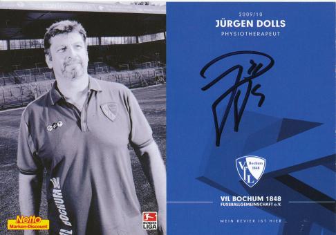 Jürgen Dolls  2009/2010  VFL Bochum  Fußball Autogrammkarte original signiert 