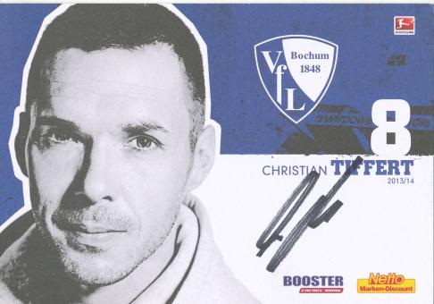 Christian Tiffert  2013/2014  VFL Bochum  Fußball Autogrammkarte original signiert 