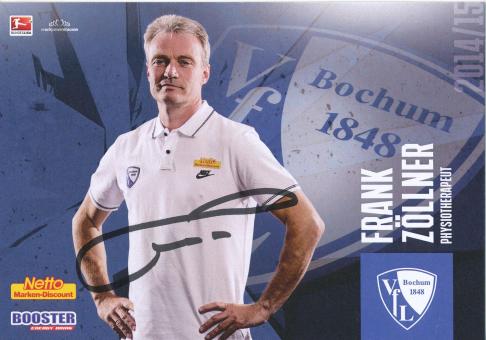 Frank Zöllner  2014/2015  VFL Bochum  Fußball Autogrammkarte original signiert 