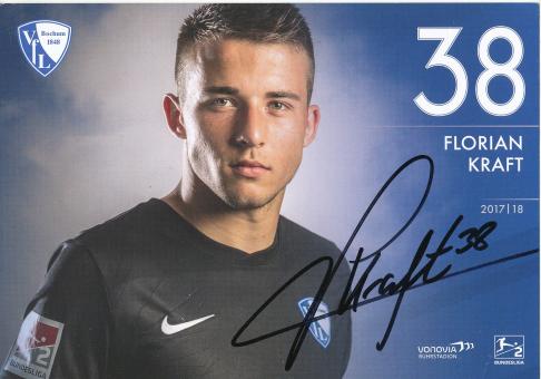 Florian Kraft  2017/2018  VFL Bochum  Fußball Autogrammkarte original signiert 