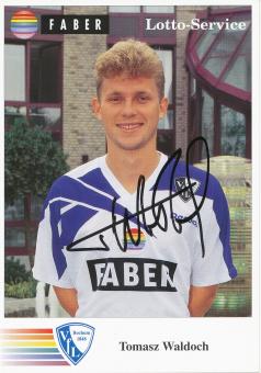 Tomasz Waldoch  1995/1996  VFL Bochum  Fußball Autogrammkarte original signiert 