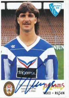Thomas Kohn  1989/1990  VFL Bochum  Fußball Autogrammkarte original signiert 