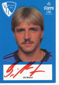 Ulli Bittorf  1982/1983  VFL Bochum  Fußball Autogrammkarte original signiert 