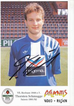 Thorsten Schmugge    1991/1992  VFL Bochum  Fußball Autogrammkarte original signiert 