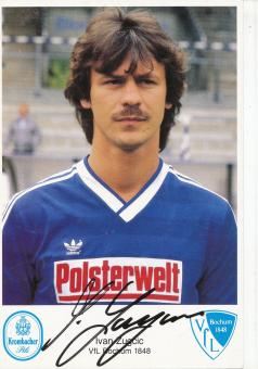 Ivan Zugcic  1985/1986  VFL Bochum  Fußball Autogrammkarte original signiert 