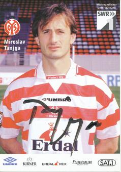 Miroslav Tanjga   FSV Mainz 05  Fußball Autogrammkarte original signiert 