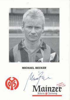 Michael Becker  1992/1993  FSV Mainz 05  Fußball Autogrammkarte original signiert 