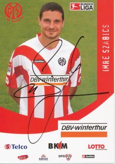 Imre Szabics  2007/2008  FSV Mainz 05  Fußball Autogrammkarte original signiert 