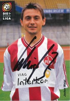Jochen Weigl  1998/1999  FC Nürnberg  Fußball Autogrammkarte original signiert 