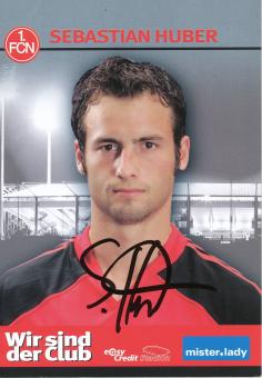 Sebastian Huber  2006/2007  FC Nürnberg  Fußball Autogrammkarte original signiert 