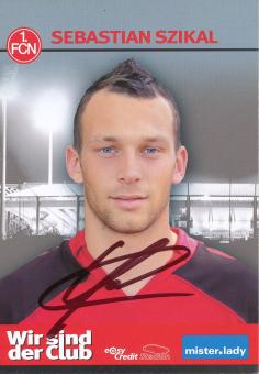 Sebastian Szikal  2006/2007  FC Nürnberg  Fußball Autogrammkarte original signiert 
