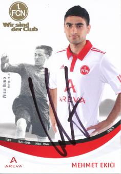 Mehmet Ekici  2010/2011  FC Nürnberg  Fußball Autogrammkarte original signiert 