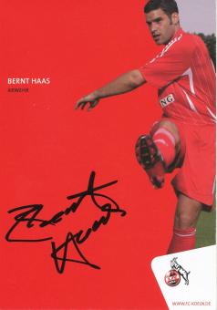 Bernt Haas  2006/2007   FC Köln Fußball Autogrammkarte original signiert 