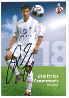 Dimitrios Grammozis  2005/2006   FC Köln Fußball Autogrammkarte original signiert 