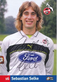 Sebastian Selke  1998/1999   FC Köln Fußball Autogrammkarte original signiert 