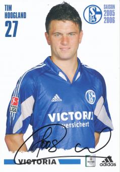Tim Hoogland  2005/2006  FC Schalke 04  Fußball Autogrammkarte original signiert 