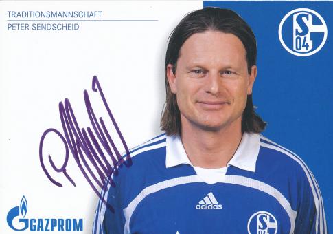 Peter Sendscheid  2008/2009  FC Schalke 04  Fußball Autogrammkarte original signiert 
